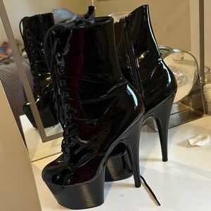 Pleaser Black Boots